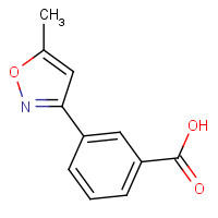 1231243-97-2 3-(5-methyl-1,2-oxazol-3-yl)benzoic acid chemical structure