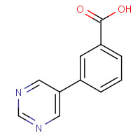 852180-74-6 3-pyrimidin-5-ylbenzoic acid chemical structure