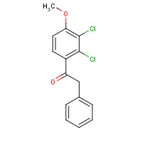 59043-83-3 1-(2,3-dichloro-4-methoxyphenyl)-2-phenylethanone chemical structure