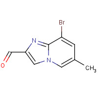 881841-48-1 8-bromo-6-methylimidazo[1,2-a]pyridine-2-carbaldehyde chemical structure