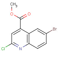 680213-43-8 methyl 6-bromo-2-chloroquinoline-4-carboxylate chemical structure