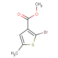 944709-72-2 methyl 2-bromo-5-methylthiophene-3-carboxylate chemical structure
