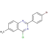 405933-97-3 2-(4-bromophenyl)-4-chloro-6-methylquinazoline chemical structure