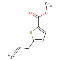 86751-98-6 methyl 5-prop-2-enylthiophene-2-carboxylate chemical structure