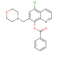 457650-74-7 [5-chloro-7-(morpholin-4-ylmethyl)quinolin-8-yl] benzoate chemical structure