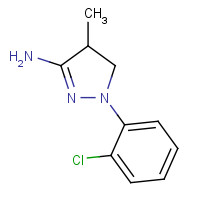 947139-93-7 2-(2-chlorophenyl)-4-methyl-3,4-dihydropyrazol-5-amine chemical structure