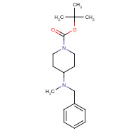 191212-86-9 tert-butyl 4-[benzyl(methyl)amino]piperidine-1-carboxylate chemical structure