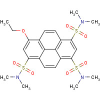 127070-69-3 8-ethoxy-1-N,1-N,3-N,3-N,6-N,6-N-hexamethylpyrene-1,3,6-trisulfonamide chemical structure