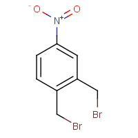 6425-66-7 1,2-bis(bromomethyl)-4-nitrobenzene chemical structure