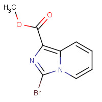 1039357-00-0 methyl 3-bromoimidazo[1,5-a]pyridine-1-carboxylate chemical structure