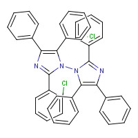 1707-68-2 2-(2-chlorophenyl)-1-[2-(2-chlorophenyl)-4,5-diphenylimidazol-1-yl]-4,5-diphenylimidazole chemical structure