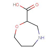 933743-11-4 1,4-oxazepane-2-carboxylic acid chemical structure