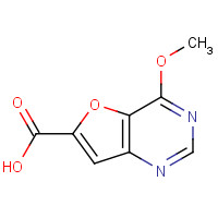 1431412-19-9 4-methoxyfuro[3,2-d]pyrimidine-6-carboxylic acid chemical structure