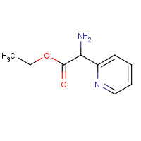 55243-15-7 ethyl 2-amino-2-pyridin-2-ylacetate chemical structure