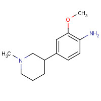 1116228-62-6 2-methoxy-4-(1-methylpiperidin-3-yl)aniline chemical structure