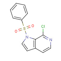 1415124-76-3 1-(benzenesulfonyl)-7-chloropyrrolo[2,3-c]pyridine chemical structure