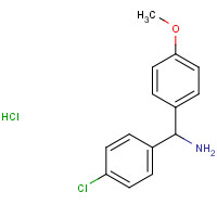 856355-54-9 (4-chlorophenyl)-(4-methoxyphenyl)methanamine;hydrochloride chemical structure