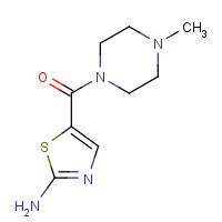 1453213-35-8 (2-amino-1,3-thiazol-5-yl)-(4-methylpiperazin-1-yl)methanone chemical structure