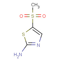 20812-13-9 5-methylsulfonyl-1,3-thiazol-2-amine chemical structure