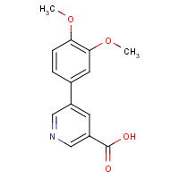 887973-42-4 5-(3,4-dimethoxyphenyl)pyridine-3-carboxylic acid chemical structure