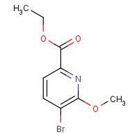 1214337-82-2 ethyl 5-bromo-6-methoxypyridine-2-carboxylate chemical structure