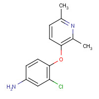 1362703-52-3 3-chloro-4-(2,6-dimethylpyridin-3-yl)oxyaniline chemical structure