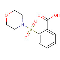 87223-34-5 2-morpholin-4-ylsulfonylbenzoic acid chemical structure