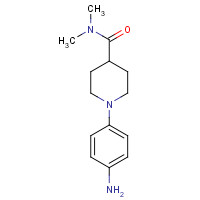 1122710-23-9 1-(4-aminophenyl)-N,N-dimethylpiperidine-4-carboxamide chemical structure