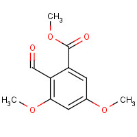 52344-93-1 methyl 2-formyl-3,5-dimethoxybenzoate chemical structure