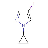1239363-40-6 1-cyclopropyl-4-iodopyrazole chemical structure