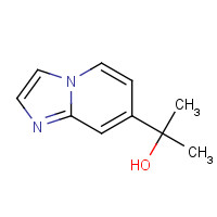 882187-80-6 2-imidazo[1,2-a]pyridin-7-ylpropan-2-ol chemical structure
