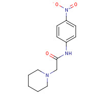 38367-22-5 N-(4-nitrophenyl)-2-piperidin-1-ylacetamide chemical structure