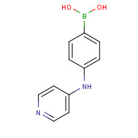 1228182-83-9 [4-(pyridin-4-ylamino)phenyl]boronic acid chemical structure