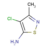 96841-04-2 4-chloro-3-methyl-1,2-thiazol-5-amine chemical structure