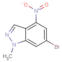 1199243-88-3 6-bromo-1-methyl-4-nitroindazole chemical structure