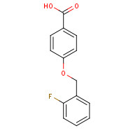 405-24-3 4-[(2-fluorophenyl)methoxy]benzoic acid chemical structure