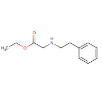 54608-35-4 ethyl 2-(2-phenylethylamino)acetate chemical structure