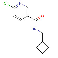 585544-27-0 6-chloro-N-(cyclobutylmethyl)pyridine-3-carboxamide chemical structure