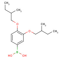340148-67-6 [3,4-bis(2-methylbutoxy)phenyl]boronic acid chemical structure