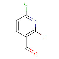 1060815-60-2 2-bromo-6-chloropyridine-3-carbaldehyde chemical structure