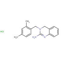75064-00-5 3-[(2,4-dimethylphenyl)methyl]-4H-quinazolin-2-amine;hydrochloride chemical structure