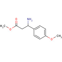 227319-36-0 methyl 3-amino-3-(4-methoxyphenyl)propanoate chemical structure