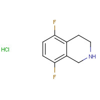 1093064-83-5 5,8-difluoro-1,2,3,4-tetrahydroisoquinoline;hydrochloride chemical structure