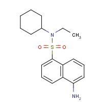 179955-58-9 5-amino-N-cyclohexyl-N-ethylnaphthalene-1-sulfonamide chemical structure