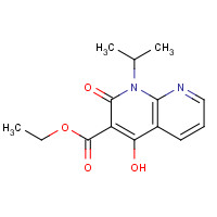 1253790-69-0 ethyl 4-hydroxy-2-oxo-1-propan-2-yl-1,8-naphthyridine-3-carboxylate chemical structure