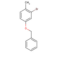 60710-40-9 2-bromo-1-methyl-4-phenylmethoxybenzene chemical structure