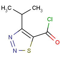 1041720-54-0 4-propan-2-ylthiadiazole-5-carbonyl chloride chemical structure