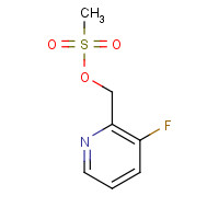1372891-55-8 (3-fluoropyridin-2-yl)methyl methanesulfonate chemical structure