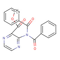 94579-07-4 methyl 3-(dibenzoylamino)pyrazine-2-carboxylate chemical structure