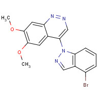947694-53-3 4-(4-bromoindazol-1-yl)-6,7-dimethoxycinnoline chemical structure